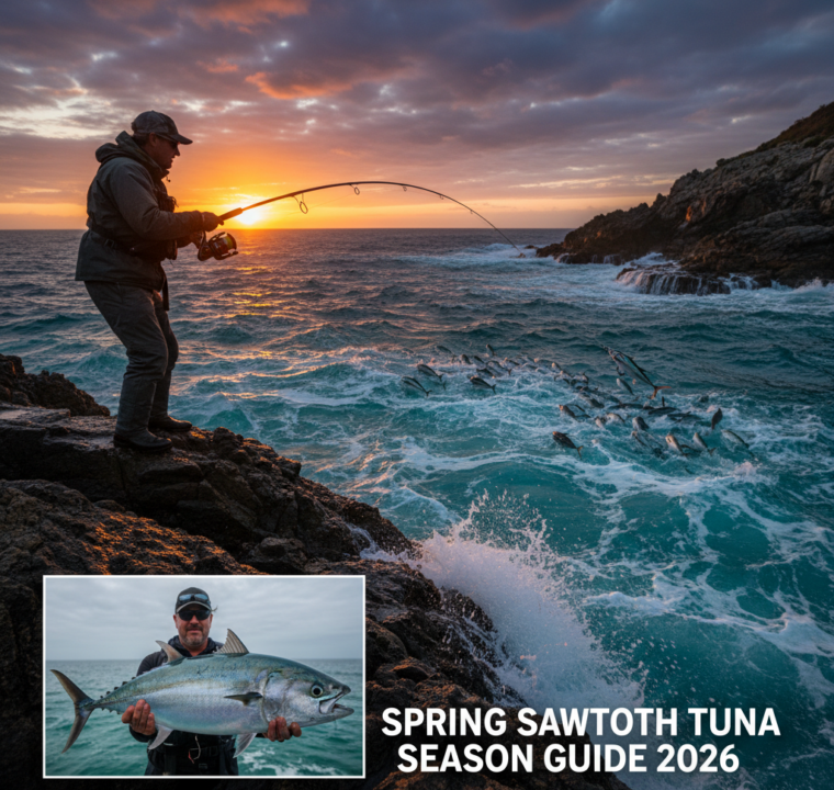 How to Avoid Getting Skunked Shore Jigging in May: Spring Sawtooth Tuna Season Guide 2026